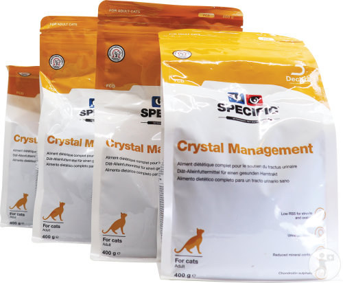 Specific FCD Crystal Management Aliment Complet Chats Tractus Urinaire 4x400gr