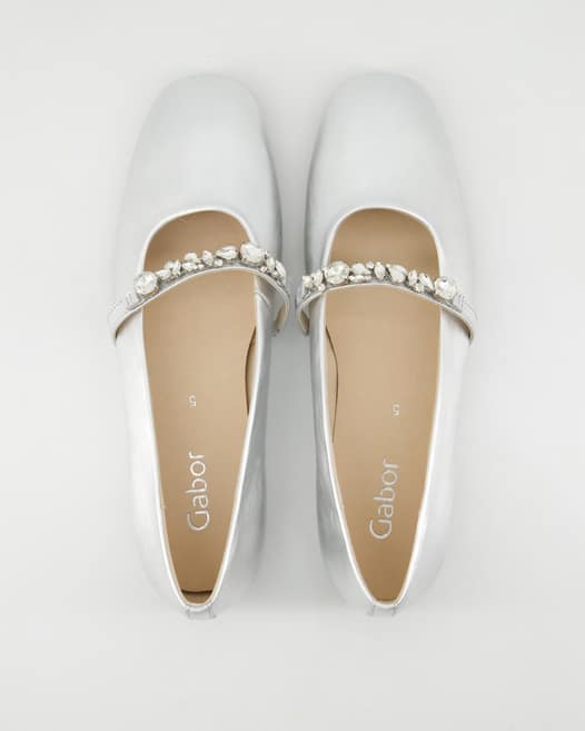Gabor 64.161.61 Ballerinas in Silber