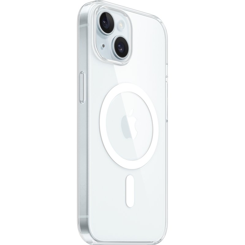 Apple Coque transparente avec MagSafe pour iPhone 15