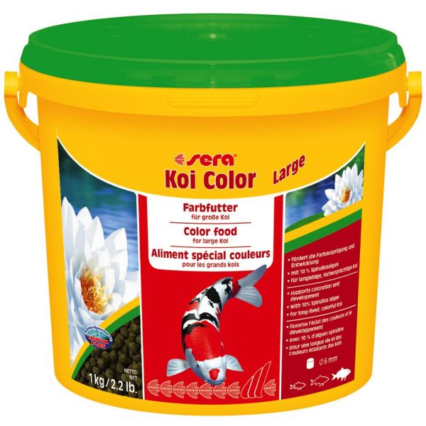 Sera Koi Color Granulado Grande 3800 ml
