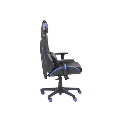 Fauteuil gamer ONLINE - accoudoirs réglables - enceintes intégrées - noir et bleu