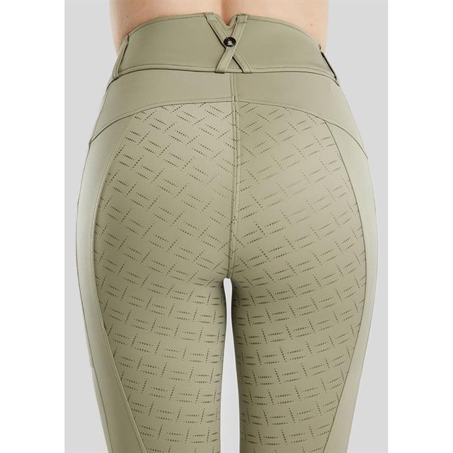 Paardrijlegging Montar MOGaia Gun Metal Full Grip Middengroen