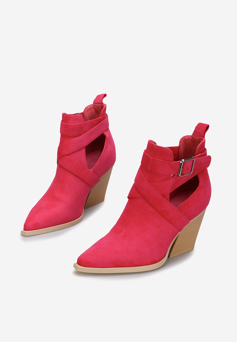 Bottines d'été fuchsia Rayana