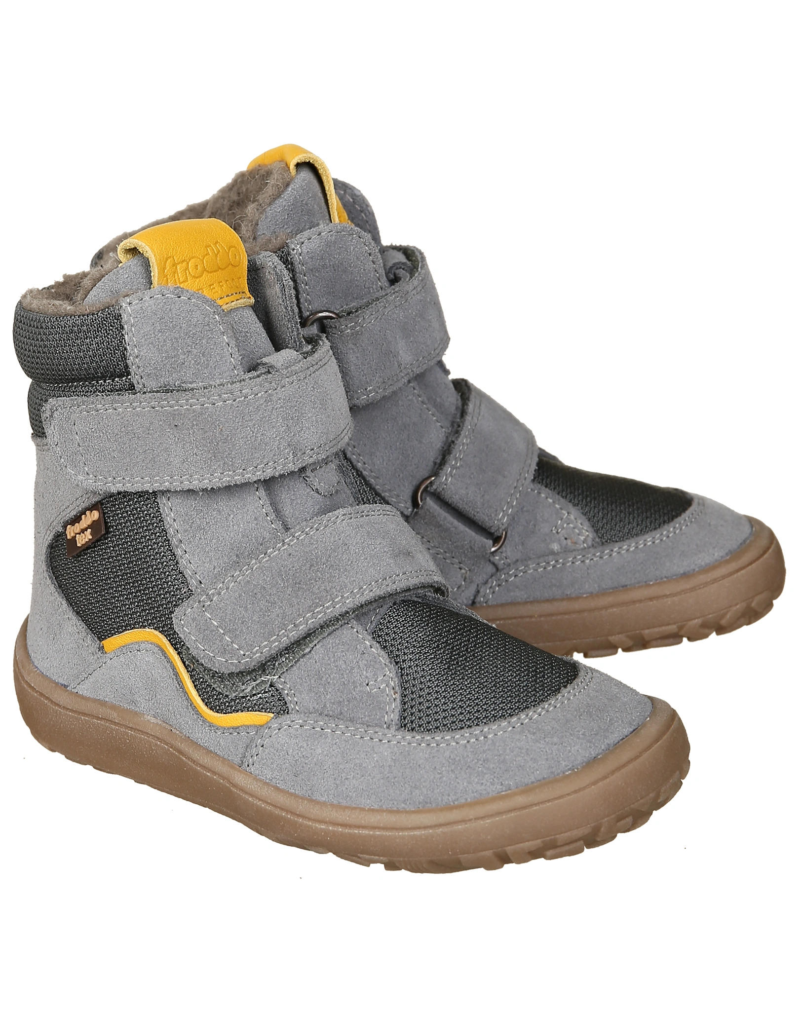 Klettboots BAREFOOT TEX gefüttert in grey