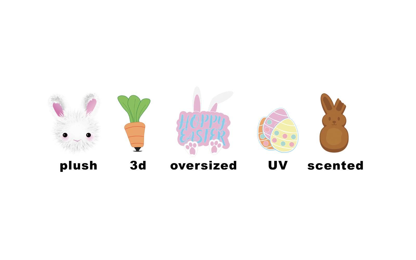 Crocs Jibbitz Hoppy Easter Schuhanstecker 5er-Pack