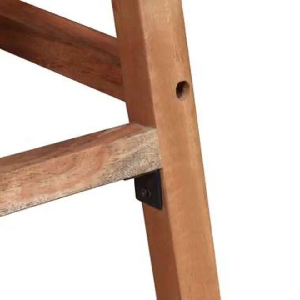 vidaXL - Barkruk - Bruin - Hout - 2 stuks