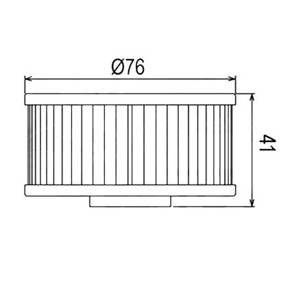 Filtre à huile HifloFiltro HF144 Type origine