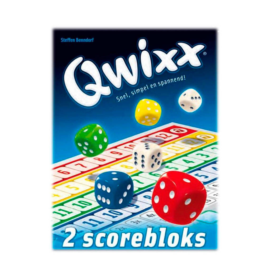 Leuke uitbreiding van het standaard spel!qwixx score blocks uitbreidingsspel