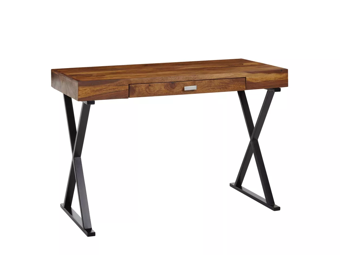 Table de Bureau Petit 120x55x78 cm Table pour Ordinateur avec Rangement