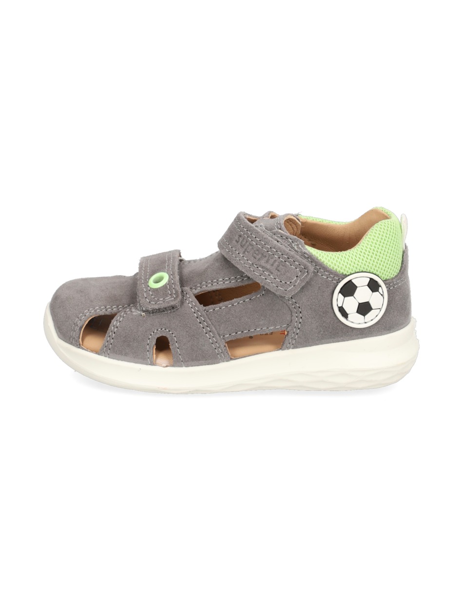 Veloursleder Sandale