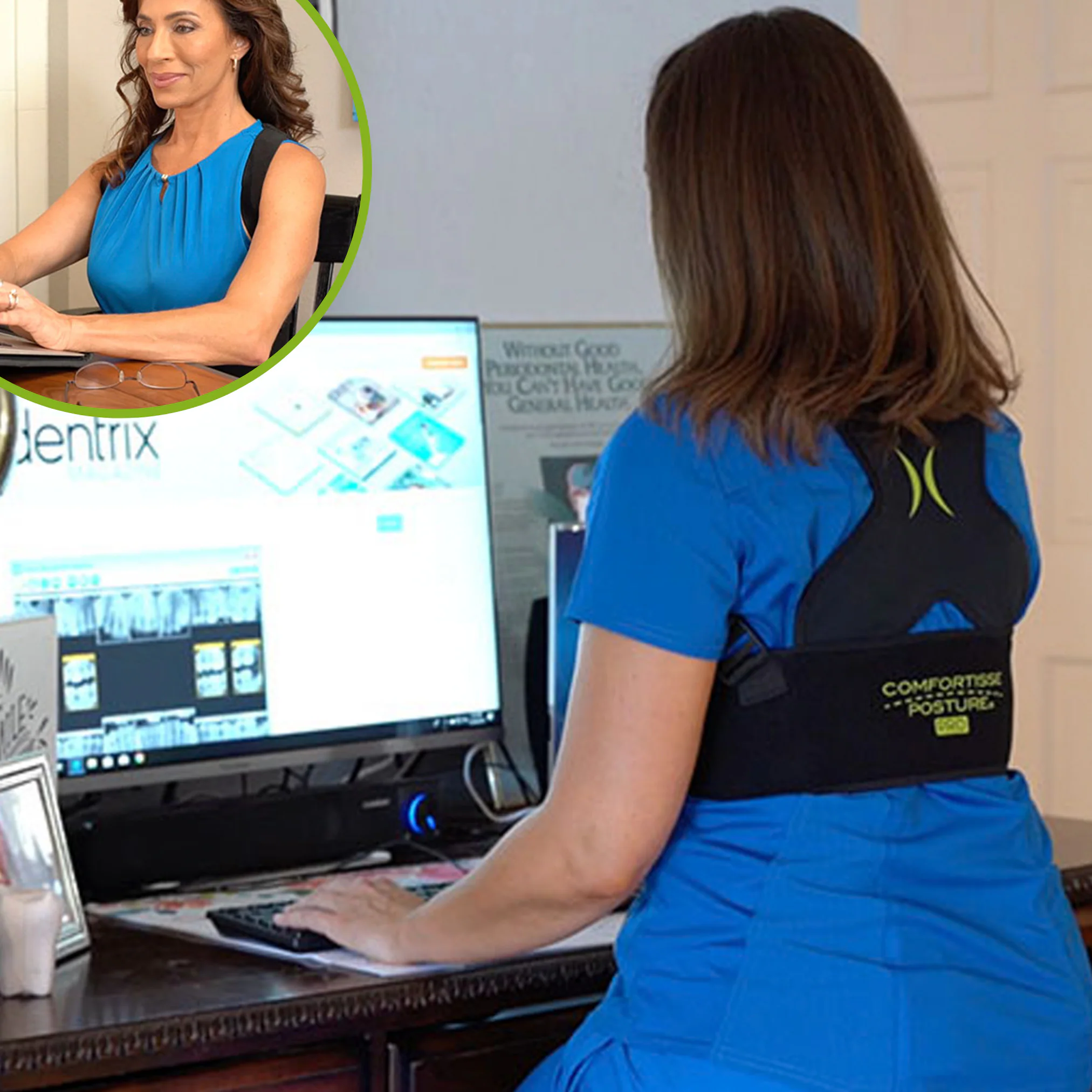 Comfortisse® Geradehalter für Rücken - Rückenstabilisator Posture Pro