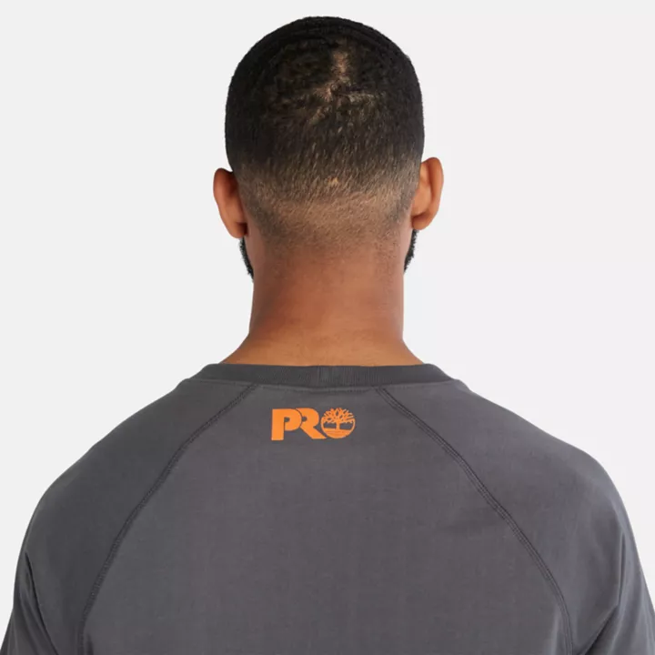 T-shirt à logo réfléchissant Timberland PRO Core pour homme en gris foncé