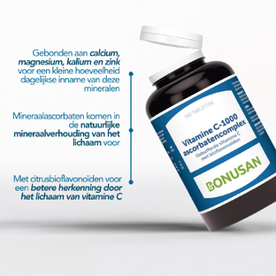 Bonusan Vitamine C-1000 Ascorbatencomplex Tabletten 180TB