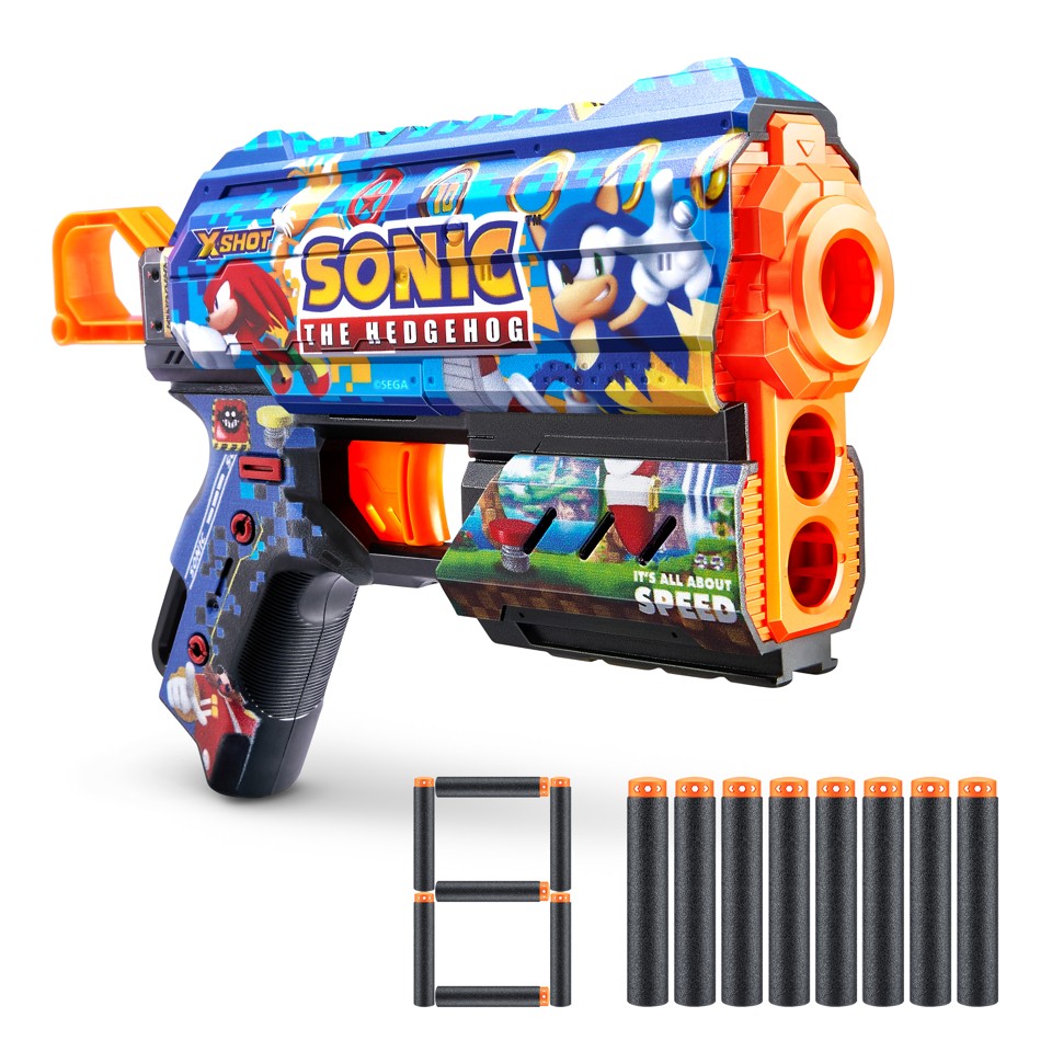 S001-X-SHOT-SKINS-FLUX(8 Darts) SONIC Assorteret