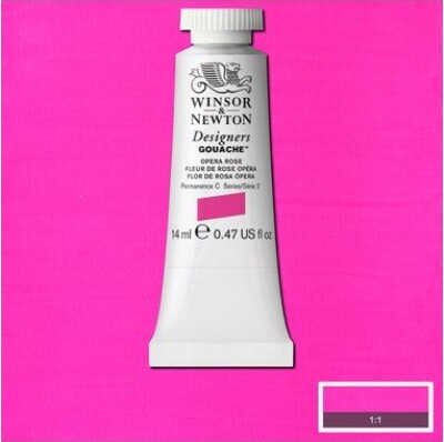Winsor & Newton - Designers Gouache Maling - Opera Rose 14 ML