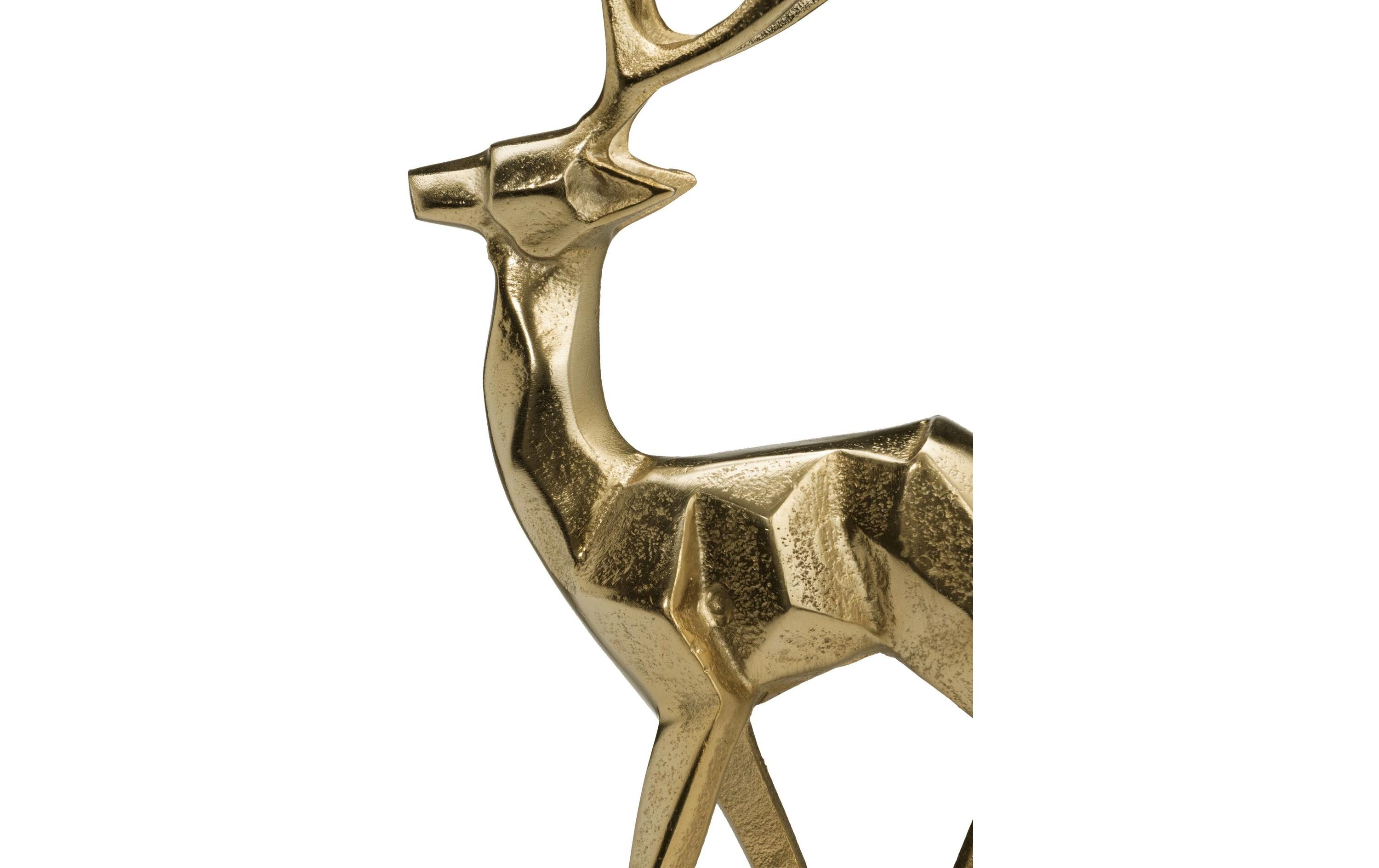 Weihnachtsfigur Balibian 30 cm, GoldHirschfigur