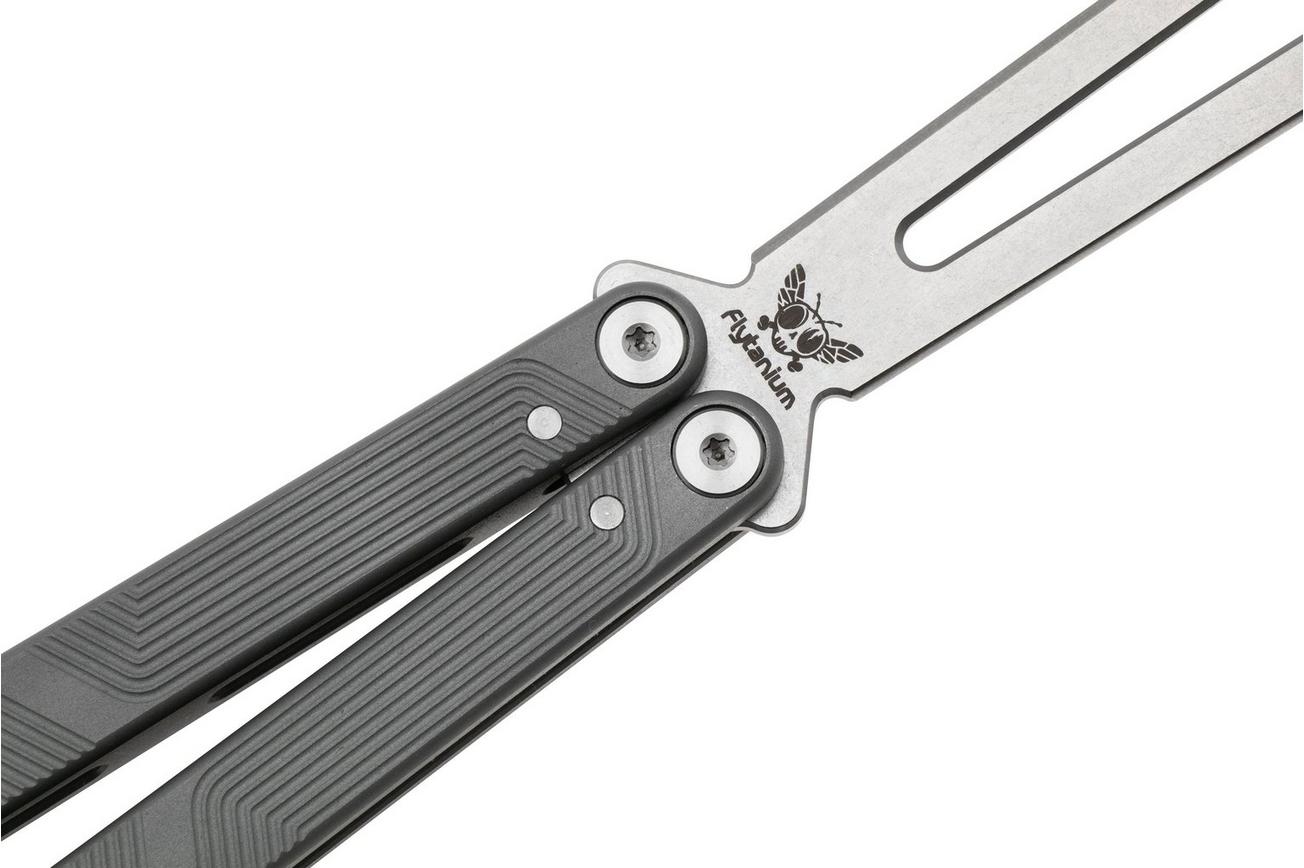 Flytanium Zenith Trainer 2.0 1385GGS Stonewash, Gunmetal Gray Aluminum, vlindermes trainer