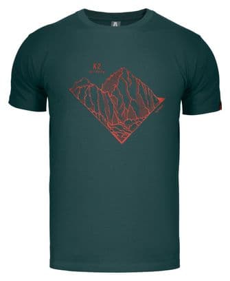 T-shirt de randonnée Alpinus Skilbrum vert - Homme
