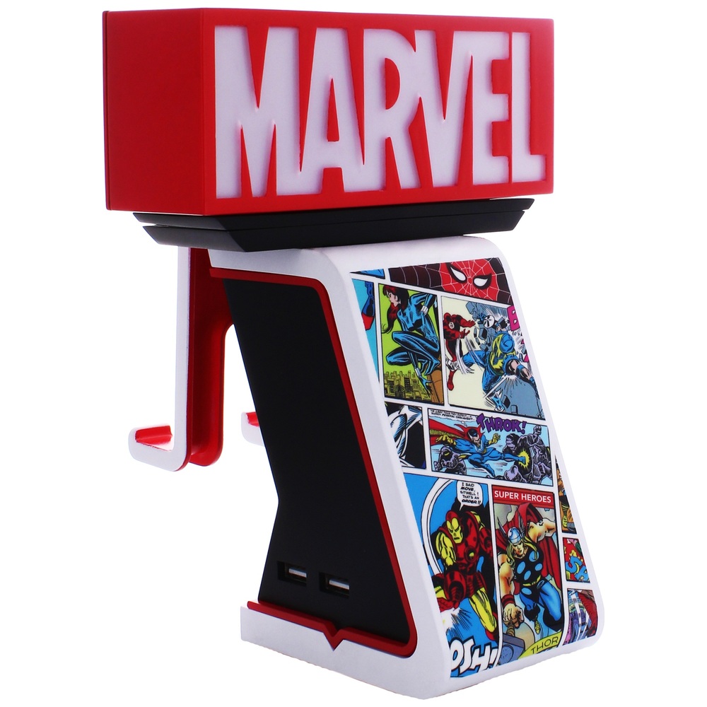 Marvel Red Block Logo IKONS Stand Cable Guy