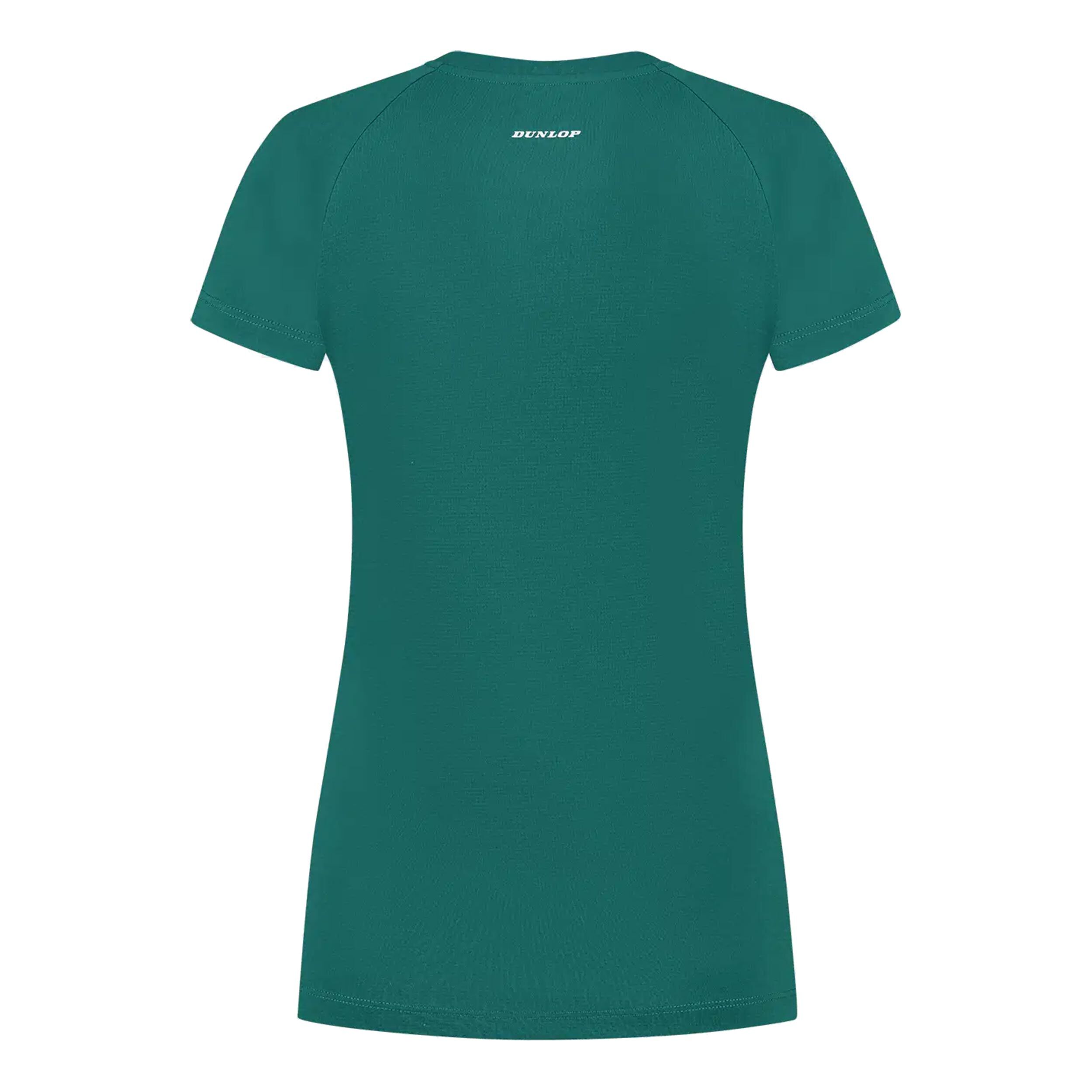 Dunlop Club Crew T-shirt Femmes - Vert Foncé