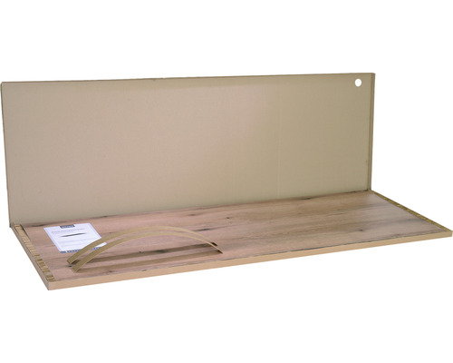 PICCANTE keukenwerkblad K365 Coast Evoke Oak, 3-zijdige randafwerking, incl. 2 extra decoratieve randen, doosvormig 1860x635x40 mm