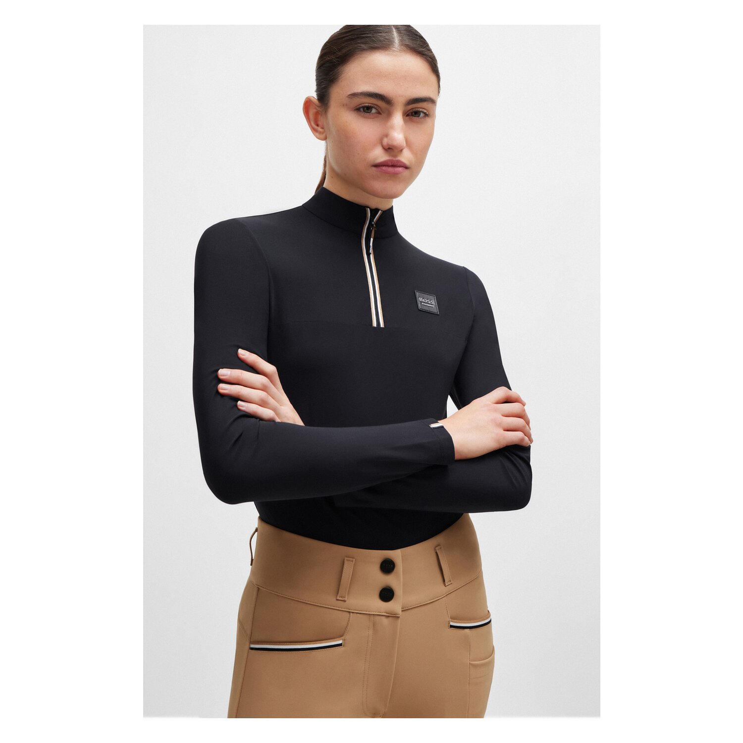 BOSS EQUESTRIAN Trainingsshirt Frances  - black