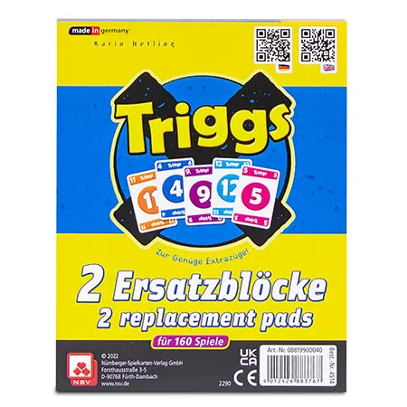 Nürnberger Spielkarten Triggs - Zusatzblöcke (2er)