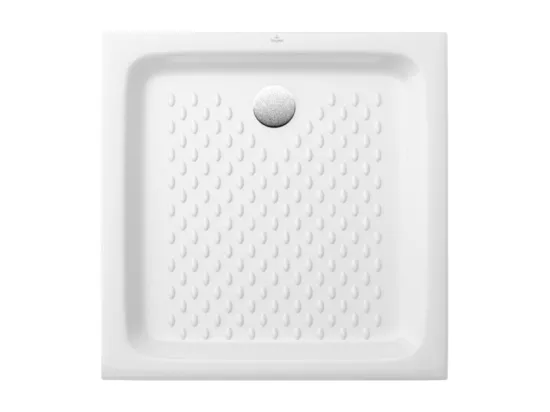 Receveur 80 x 80 VILLEROY ET BOCH O Novo ceramique carré blanc