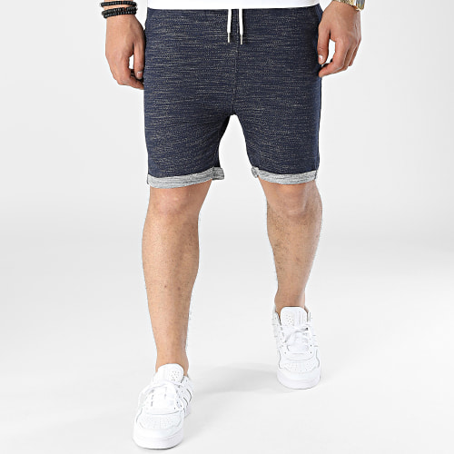 Short Jogging Pagis Bleu Marine Chiné