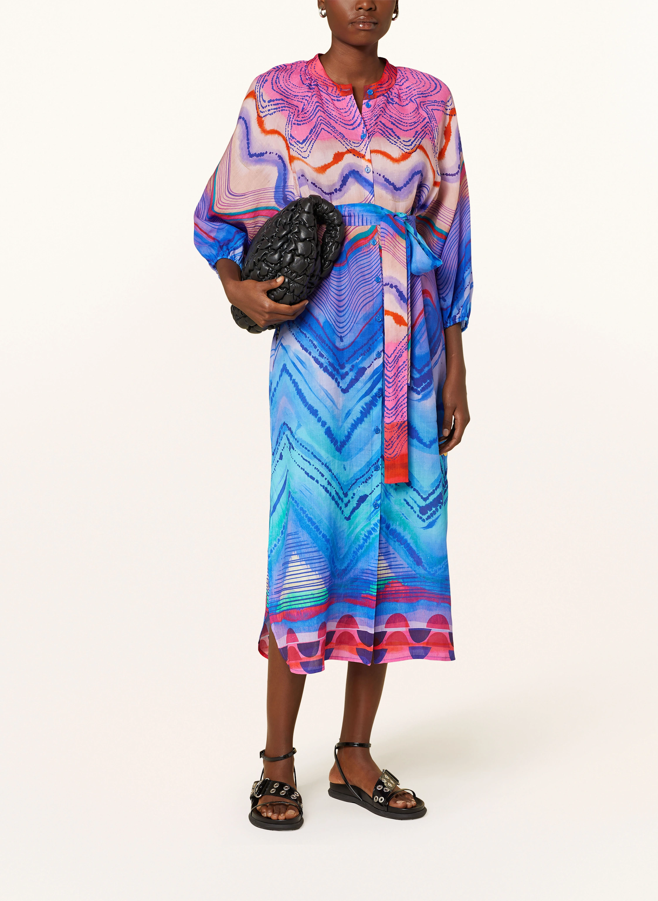 yippie hippie Kleid mit 3/4-Arm