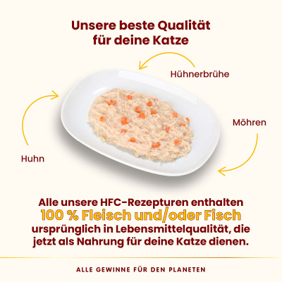 Almo Nature HFC Complete Katzenfutter Huhn & Karotten 70g