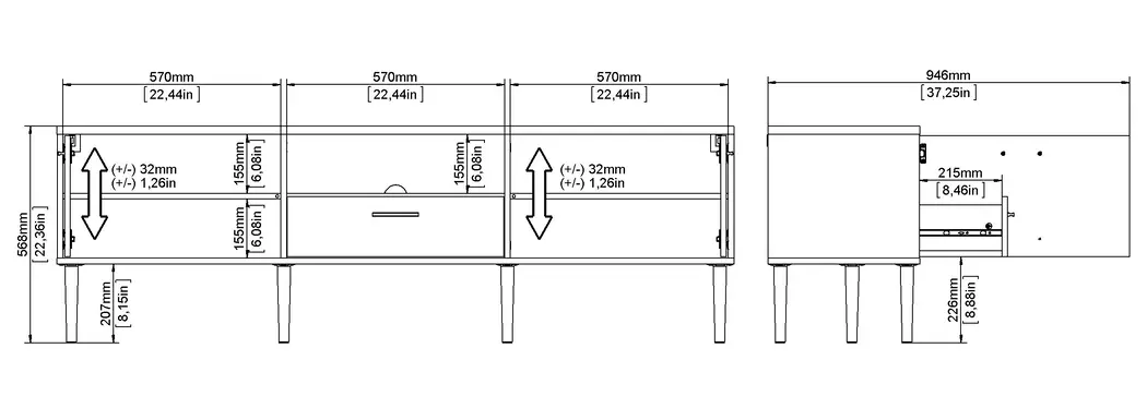 TV-Lowboard Media