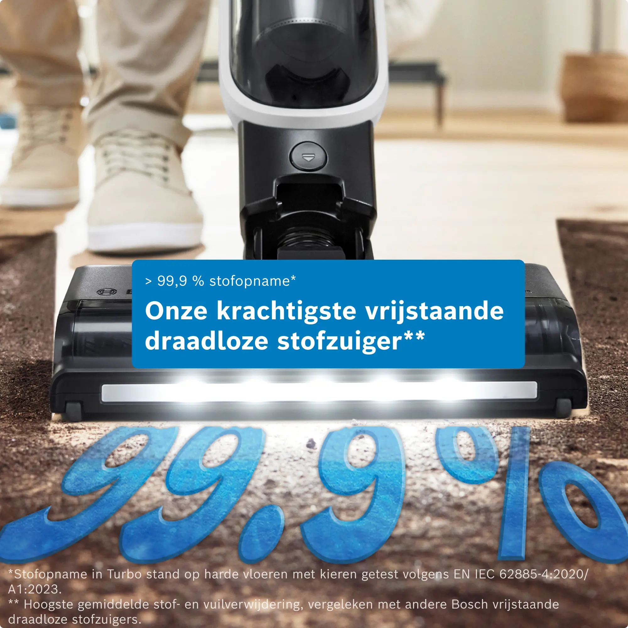 Serie 4 Draadloze steelstofzuiger Flexxo 28 Vmax Wit