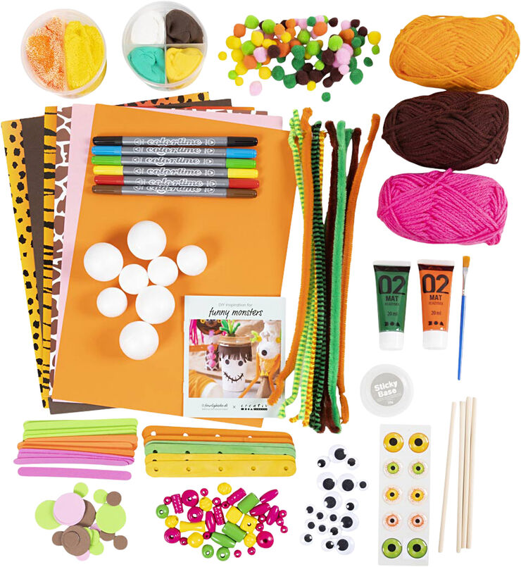 Creativ Company Maxi DIY Mix Sjove Monstre