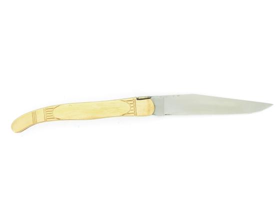 Laguiole - Inox - Manche Laiton Couteau de poche par Coursolle