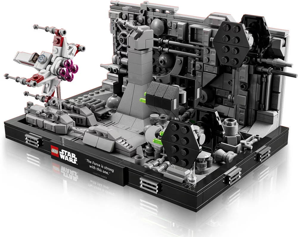 LEGO®STAR WARS 75329 - DIORAMA DE LA POURSUITE DANS LES TRANCHEES DE L'ETOILE DE LA MORT