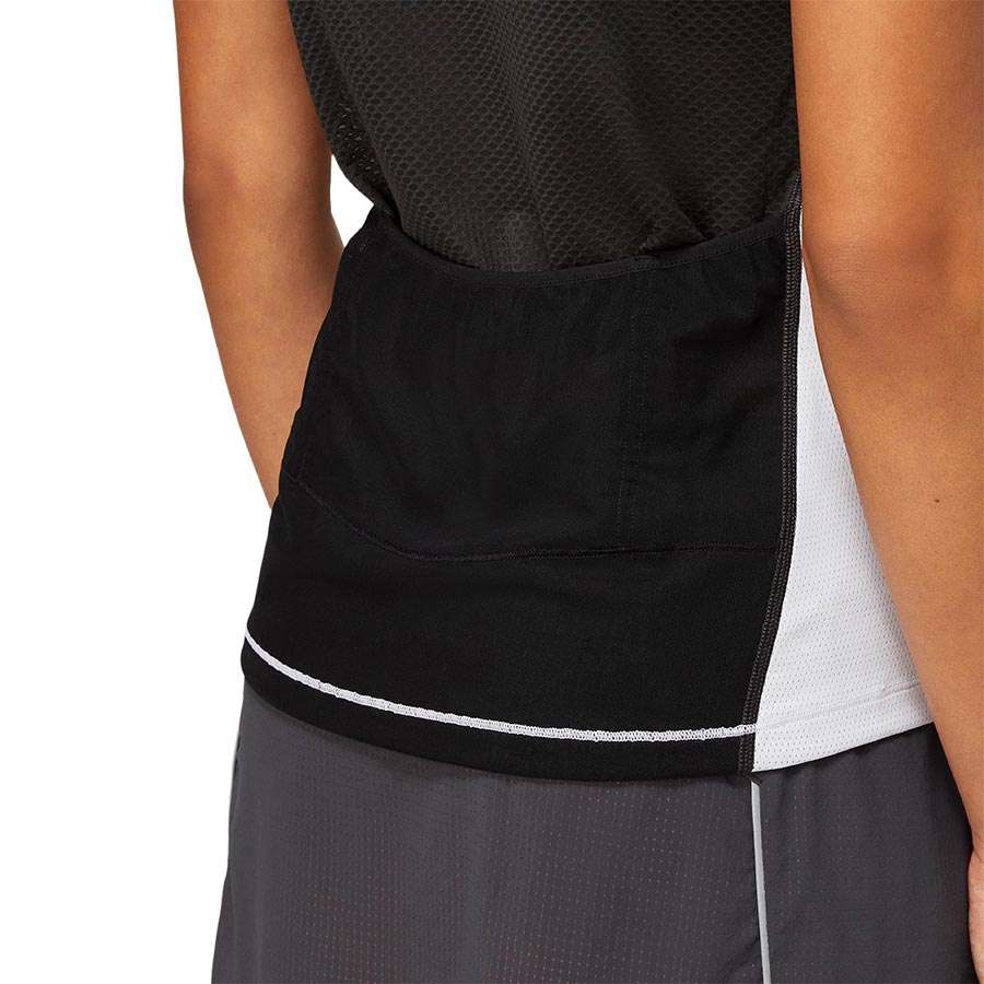 ASICS Fujitrail Hardloopshirt Korte Mouwen Wit/Zwart Dames