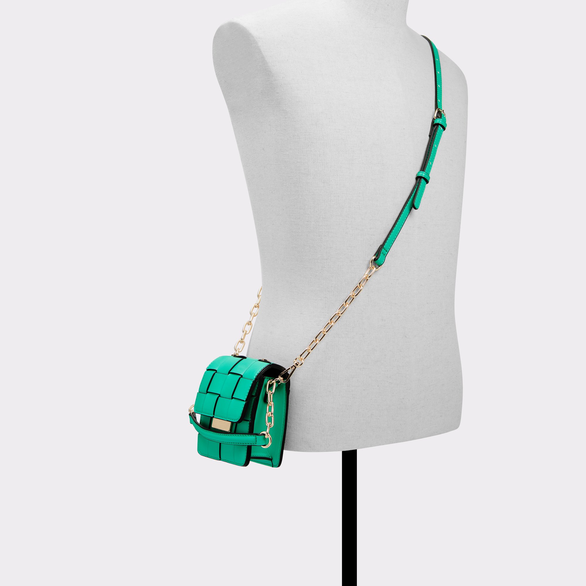 Wovenax Dark Green Women Top Handle Bags