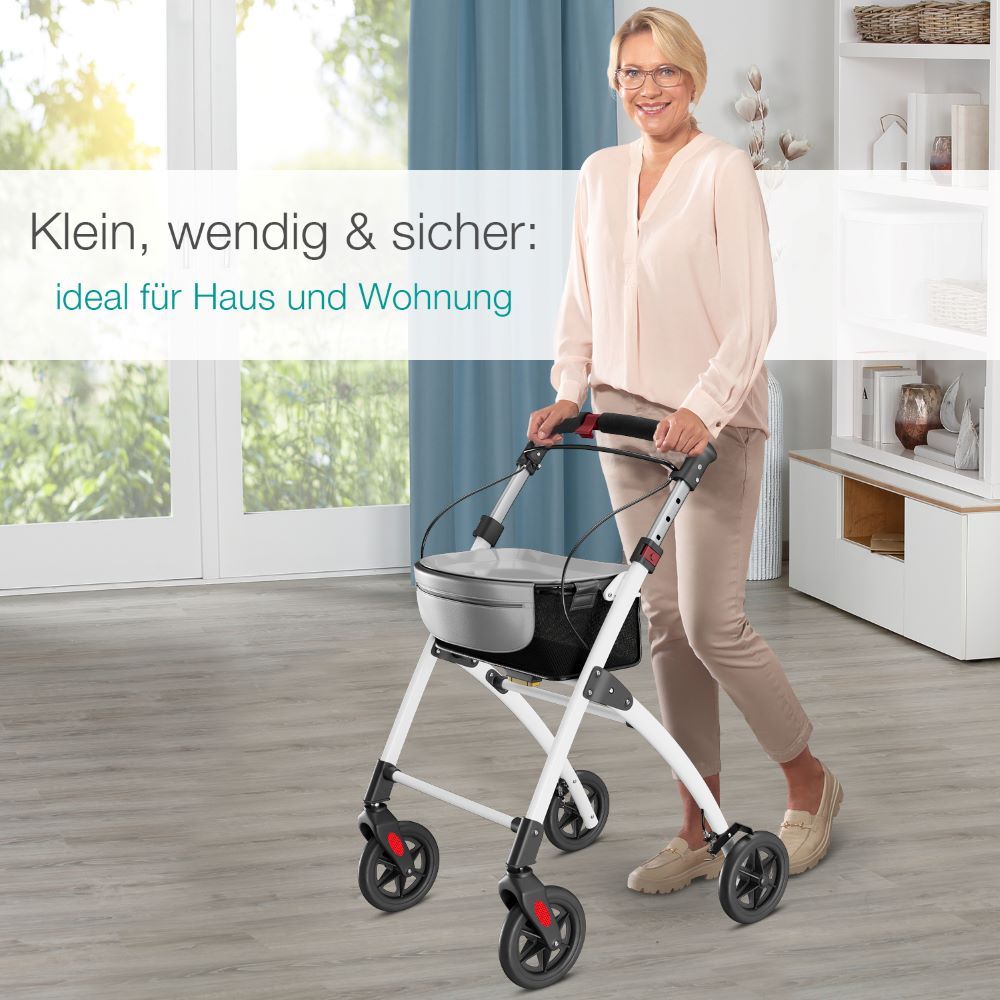 Wohnungsrollator Premium weiß