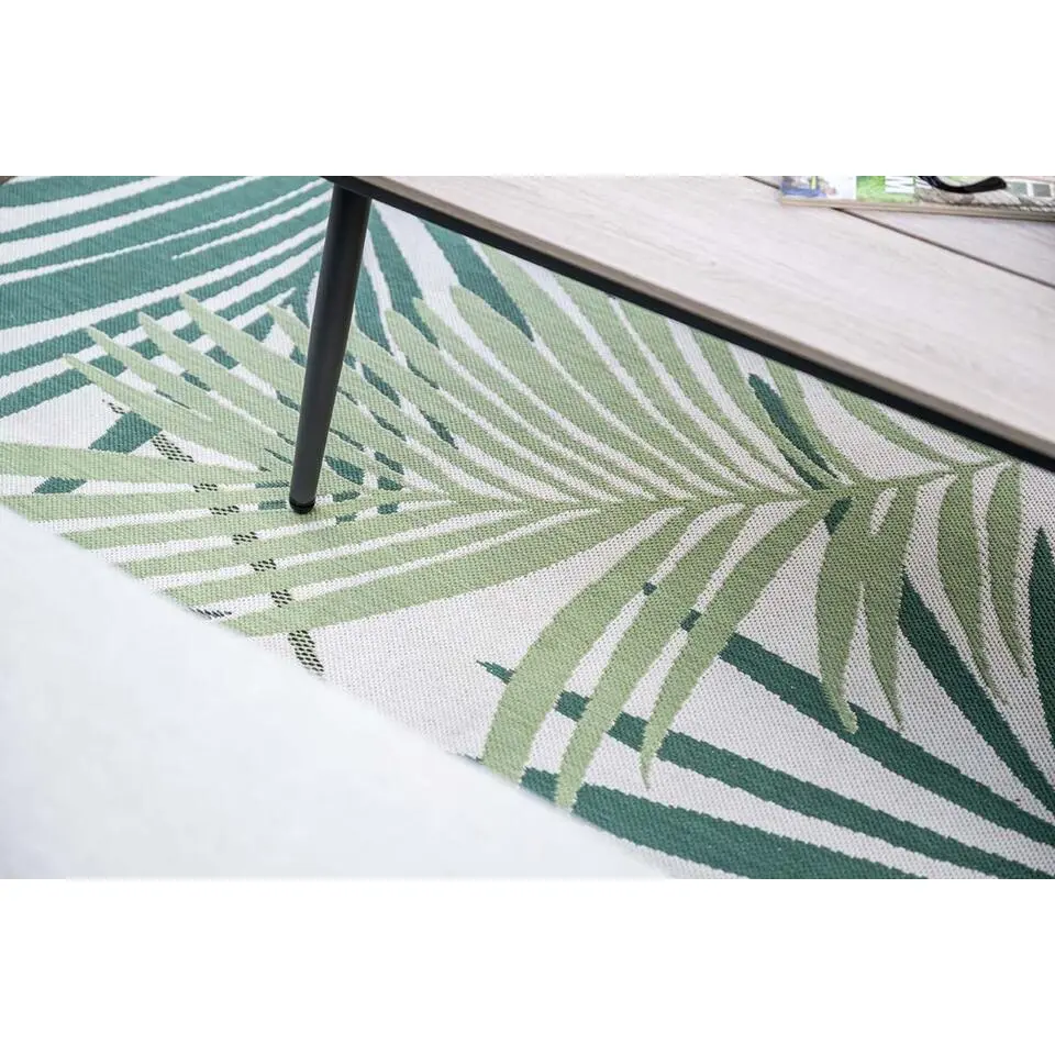 Teramon lounge tafel - 130x70 cm - c.black - light teak Vironwood