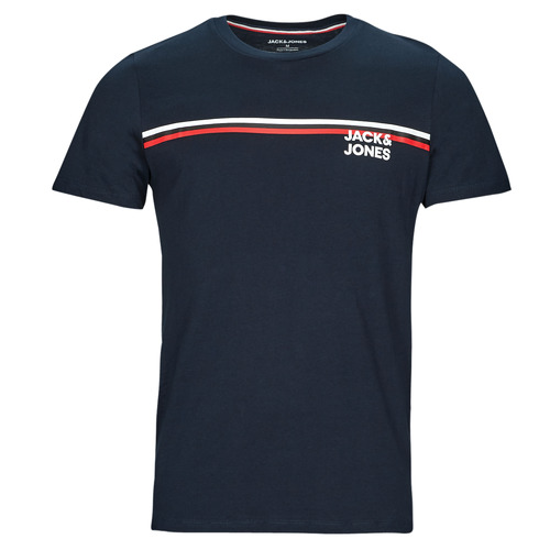 Jack & Jones - JJATLAS TEE SS CREW NECK - Marine