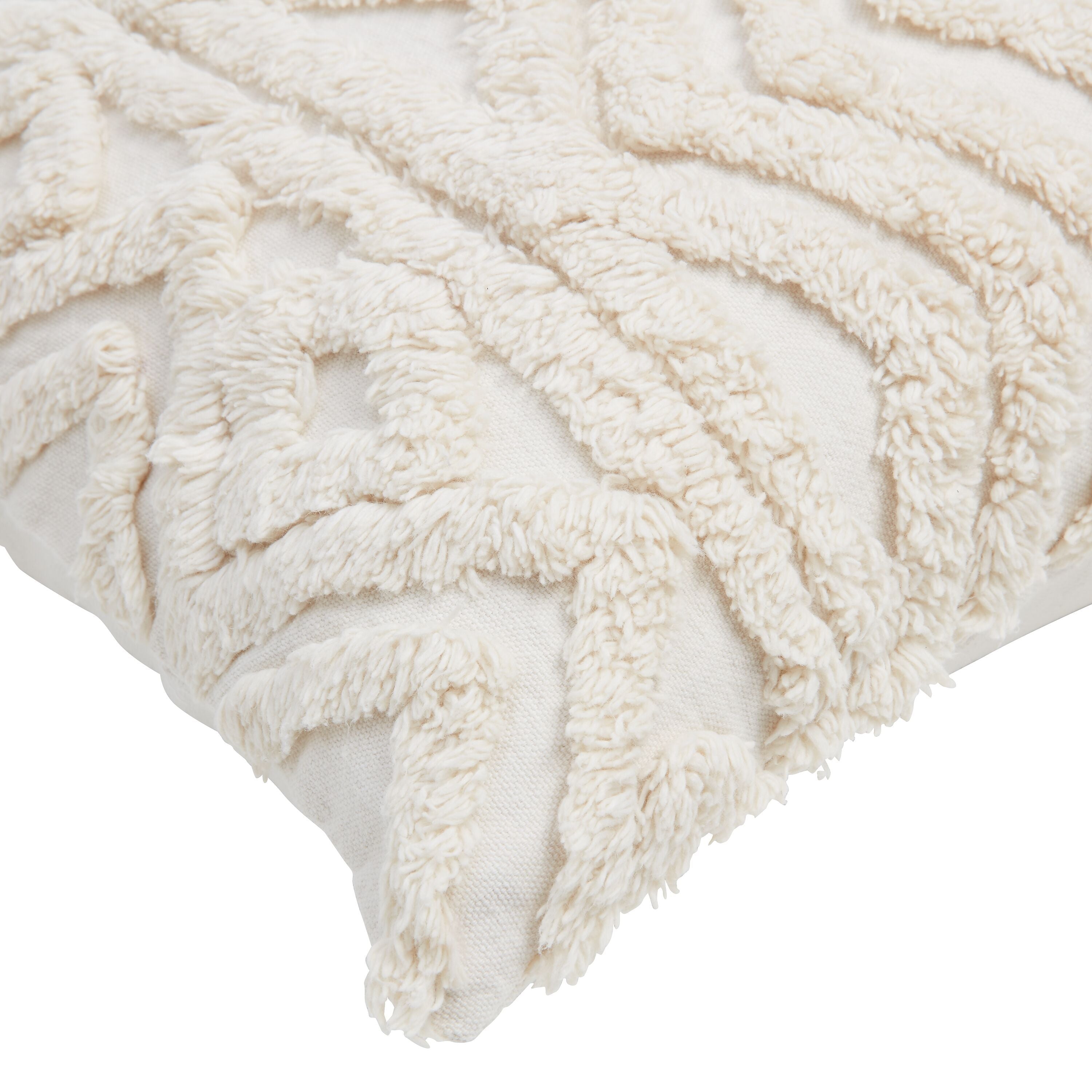 NELO Zierkissen - Beige / B: 30.0 cm x H: 50.0 cm