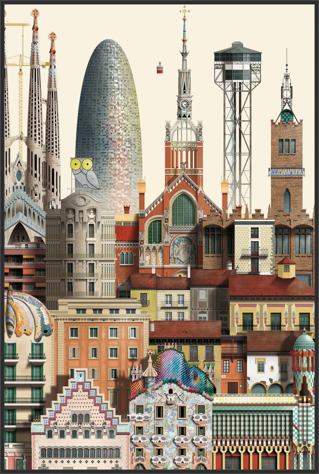 Barcelona II by Martin Schwartz - Open Edition.