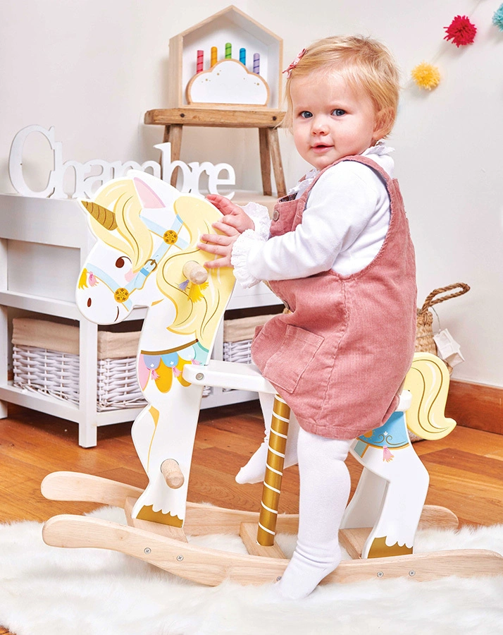 Schaukeltier EINHORN in bunt