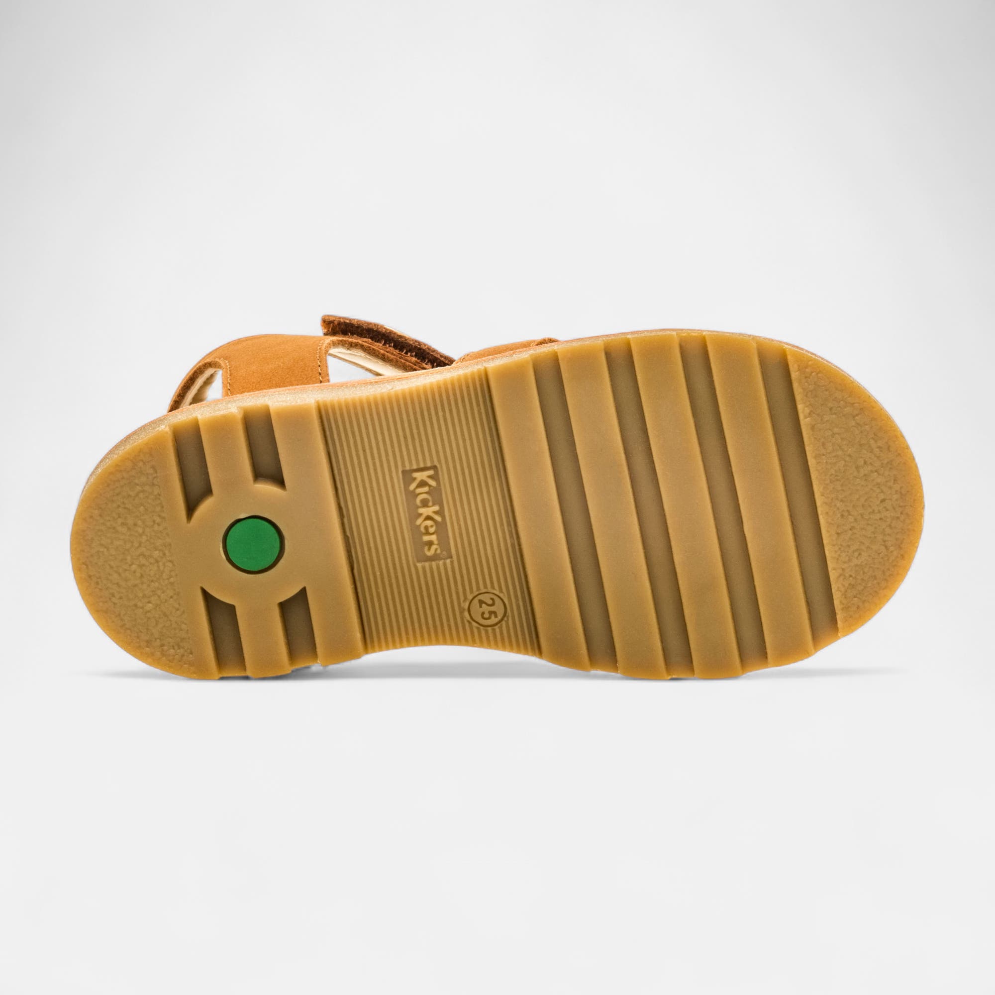 Sandales Garçon en cuir cognac
