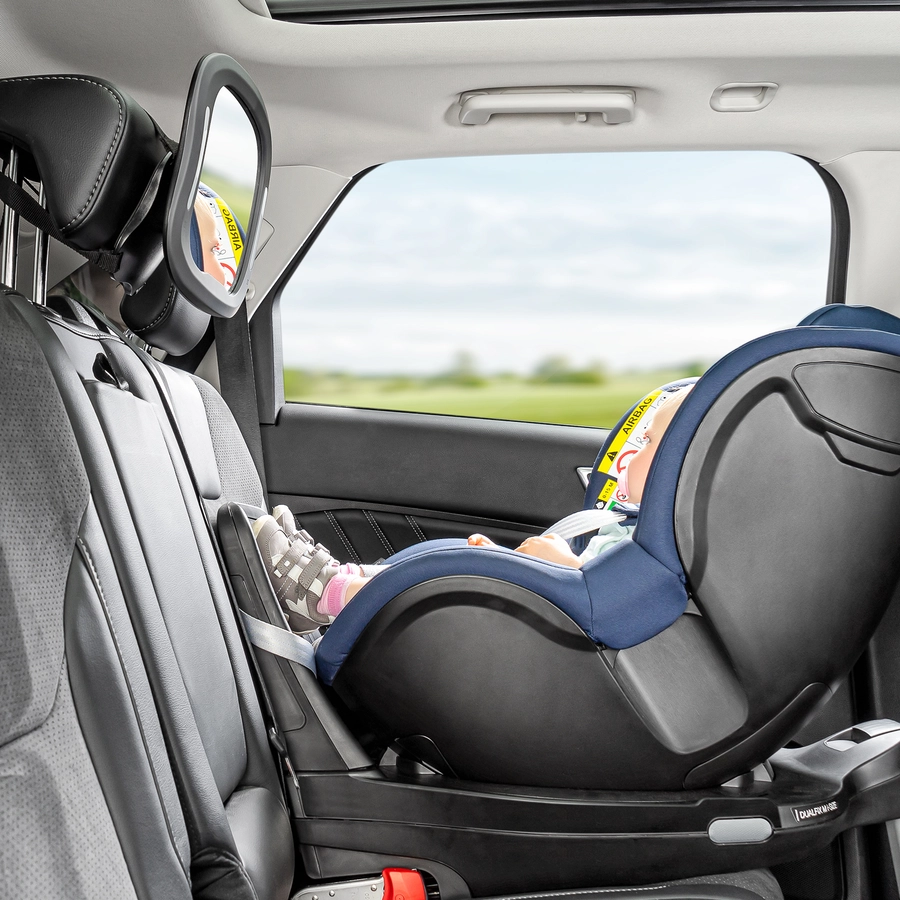 reer Auto-Sicherheitsspiegel BabyView LED mit Licht