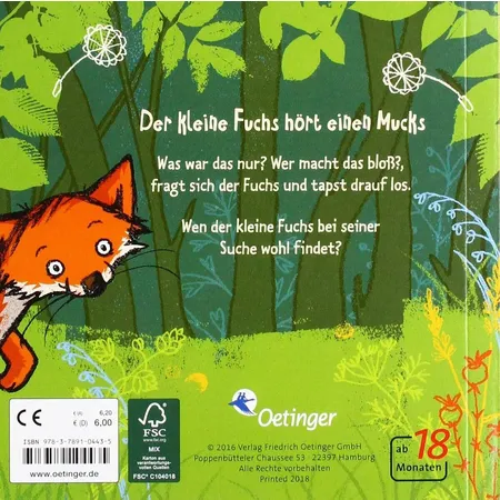 Oetinger zur Brügge, Anne-Kristin Der kleine Fuchs hört einen Mucks