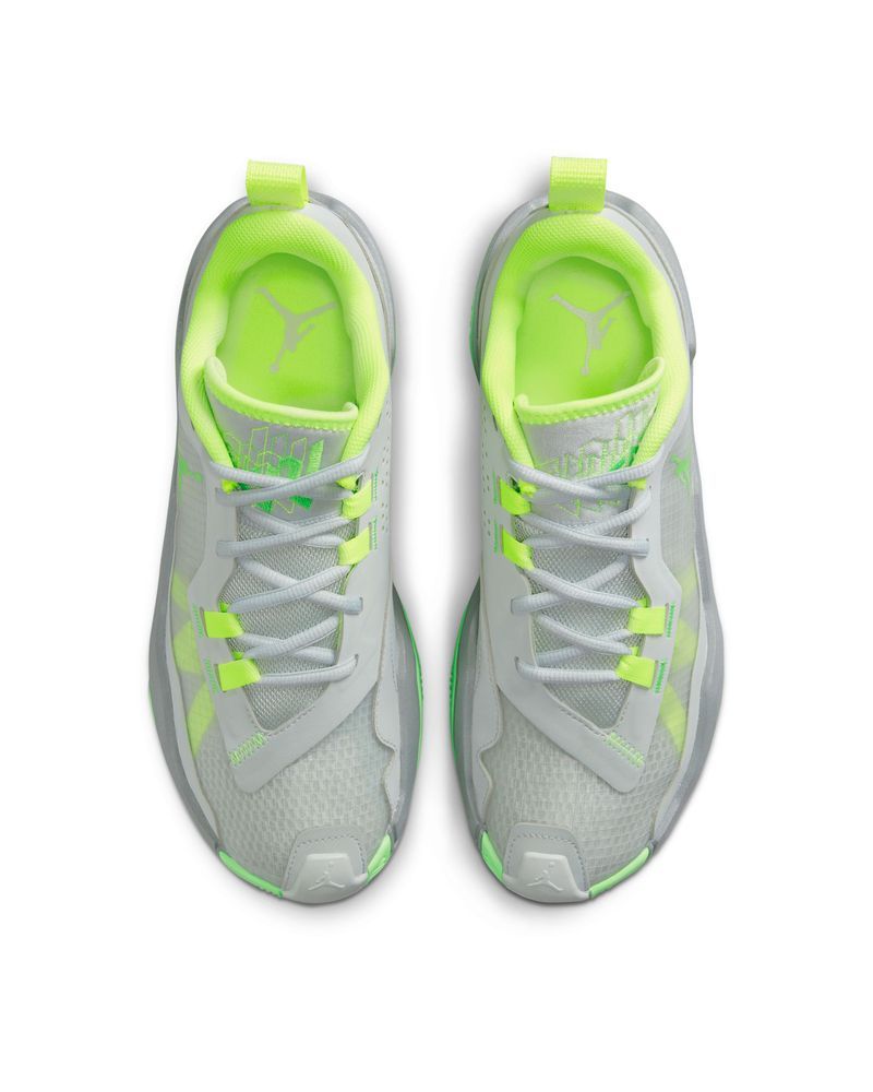 Chaussures de basket Nike Jordan One Take 4 Gris & Vert pour homme