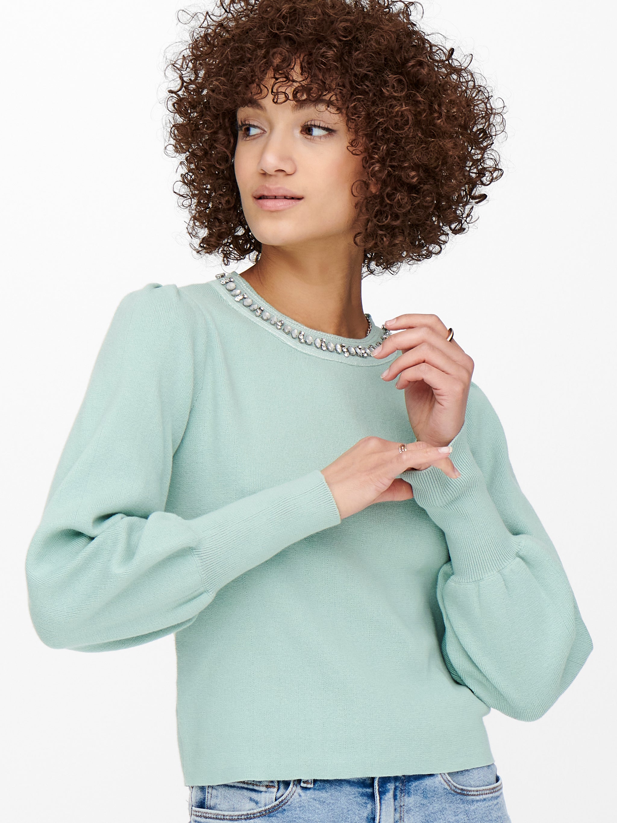 ONLWONDER Strickpullover Harbor Gray