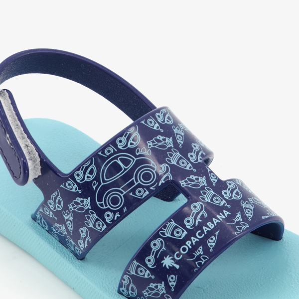 Copacabana vegan jongens sandalen blauw